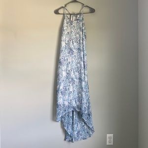 Old Navy Blue Floral Midi/Maxi Summer Dress